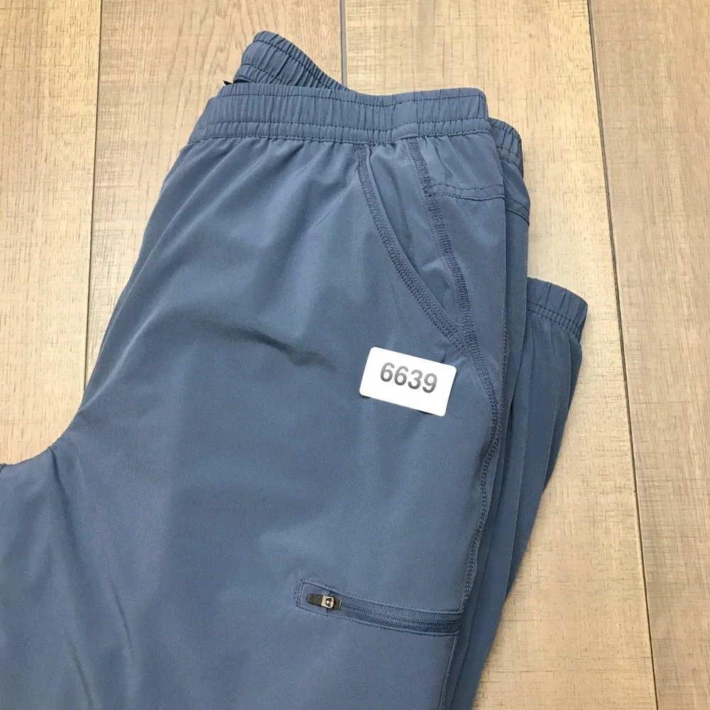 Eddie Bauer Jogger Pants Fleece‎ Lined Womens Size 16 Blue Pull On Winter Hiking